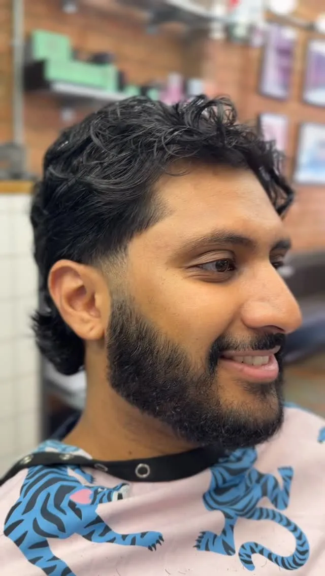 A fresh cut and beard, finished