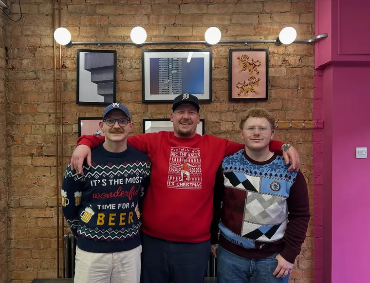 The Finery team outside the shop